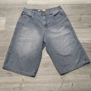 Vintage Y2k South Pole Dark Washed Blue Denim Baggy Jean Shorts